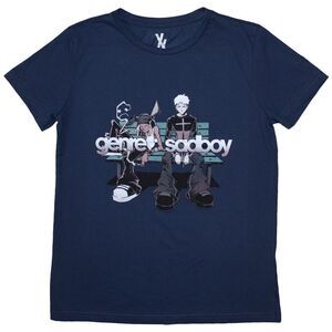 Machine Gun Kelly Womens/Ladies Bench T-Shirt / Denim Blue
